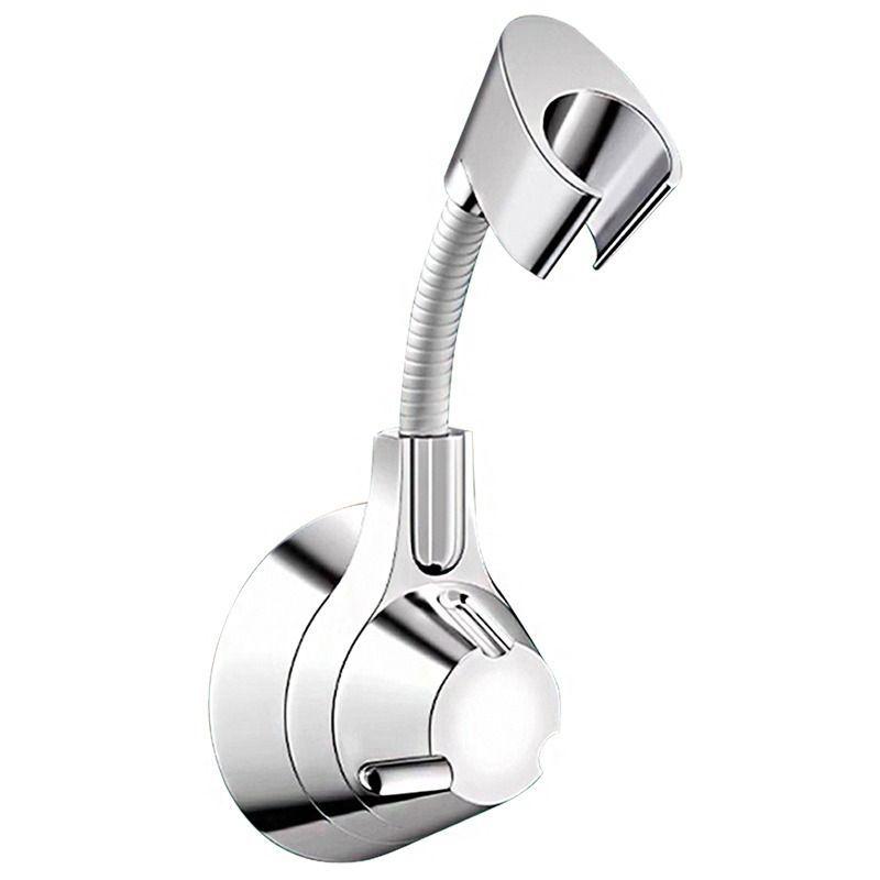 Держатель для душа на присоске Регулируемый держатель насадки для душа Ручной держатель с насадкой Без ударов Многоугольный поворотный кронштейн для душа