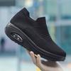 Women's Shoes Air Cushion Fly-woven Sneakers One-pedal Fashion Rocking Shoes Large Size Light Casual Socks Shoes 3003