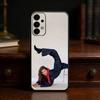 Retro Chic Vibe Natalia Dyer Phone Case For Samsung S25,S24,S21,S22,S23,S30,Ultra,S20,Plus,Fe,Lite Black Shell