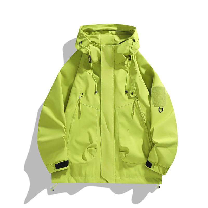 2024 Весна/Осень Корейский стиль Куртки для улицы с капюшоном для мужчин и женщин