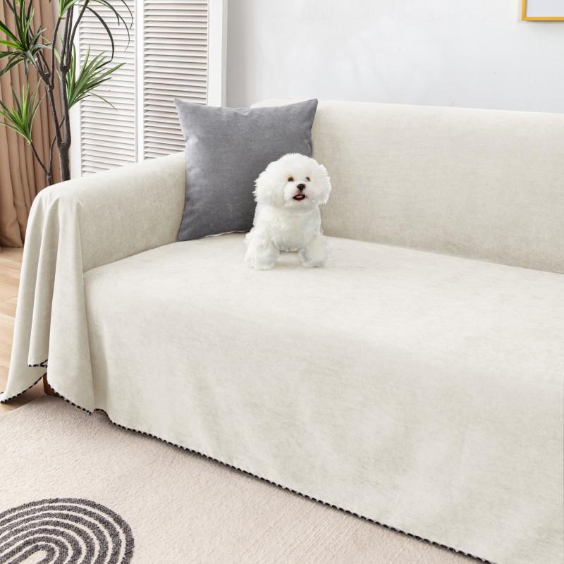 Japanese Style Waterproof Solid Color Sofa Cover - Full Protector Cushion