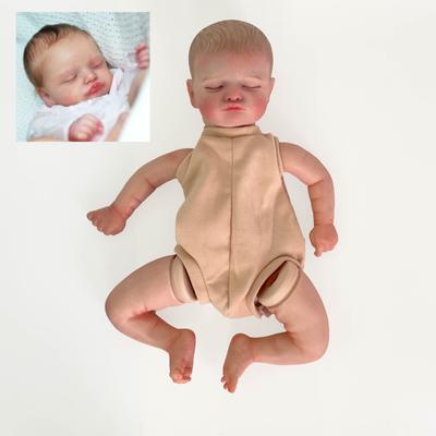19-дюймовые пустые неокрашенные наборы для кукол Reborn Baby, мягкое тканевое тело, детали для куклы-новорожденного, ручная работа, форма для куклы-ребенка, уже окрашенная, аксессуары для кукол Rebirth