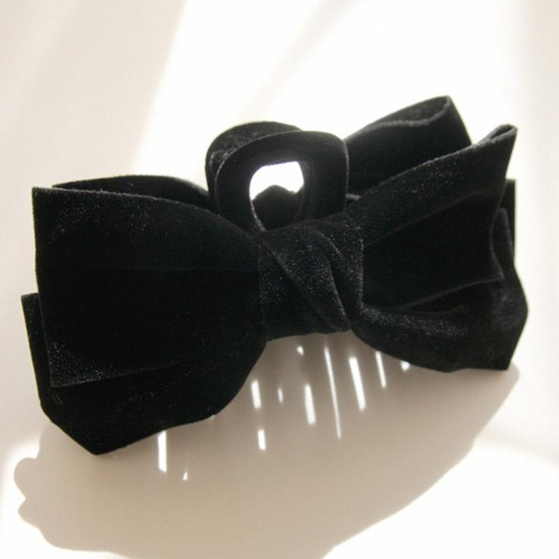 J.Lauren Velvet Ribbon Single Hair Claw Clip H01289