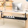 Under Desk Cable Management Cable Tray Desk Wire Organizer No Punching Kitchen Storage Accessories Retractable Strip Cord Holder
