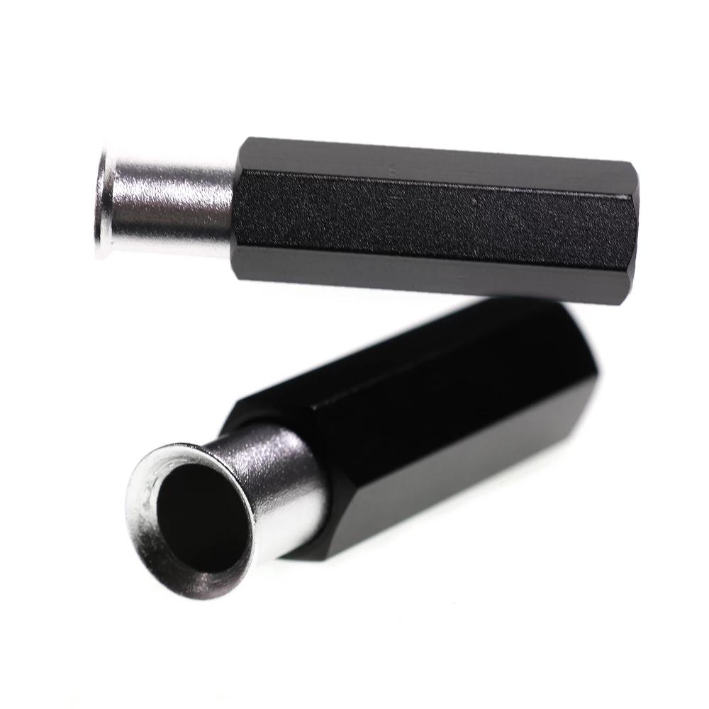 Bimoo Aluminum Alloy Hair Stacker for Line-up Hairs Feathers Fibers Special Fly Fishing Tying Tools