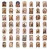 50 Pack Stickers with and Religious Designs for Journaling, Scrapbooking and Creative Crafts