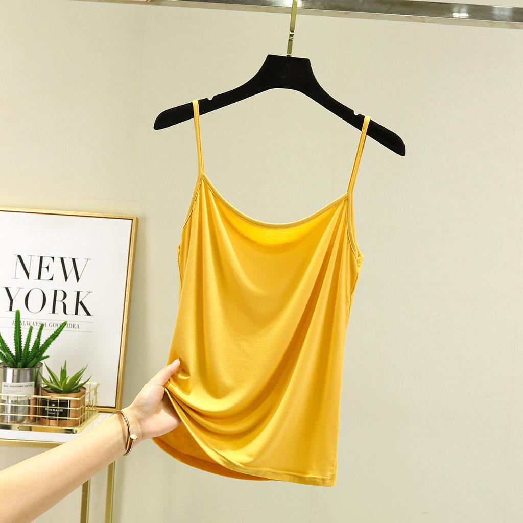 Модальные топы на тонких бретельках, базовая майка без рукавов, однотонная женская летняя майка, универсальная