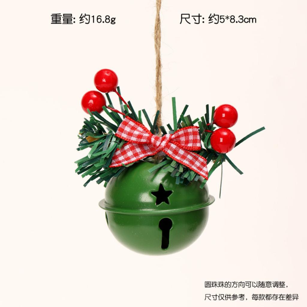 Рождественские кованые железные колокольчики, украшения для рождественской елки, аксессуары для DIY, реквизит, украшения для окон