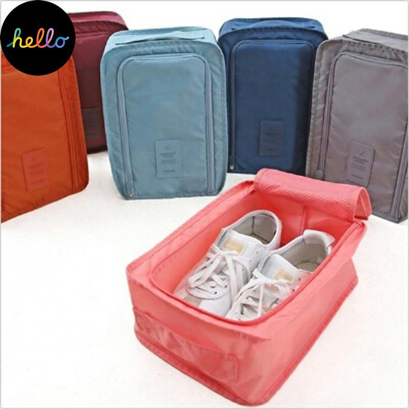 Дорожная сумка для хранения, легкая сумка на молнии, водонепроницаемый органайзер для обуви для стирки, коробка