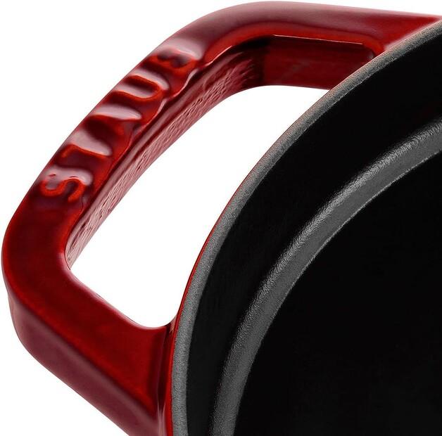 Кокотница Zwilling Staub овальная 35,3x29см гренадин 4,2л (40509-364-0)