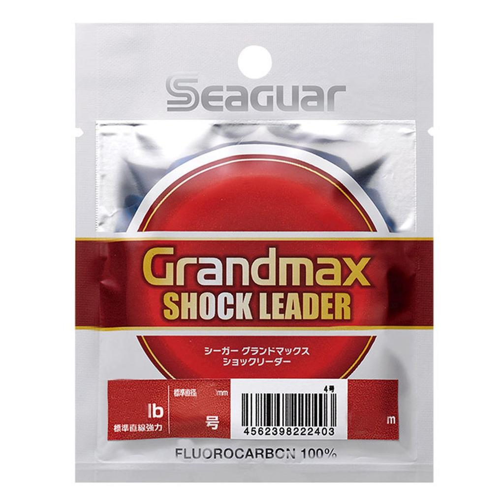 KUREHA Seaguar Grand Max Shock Leader, 25m, 32lb Fluorocarbon Fishing Line, Size 7, Clear
