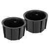 2Pcs Center Console Cup Holder Insert ABS 55616?35010 Replacement for FJ Cruiser 2007?2014