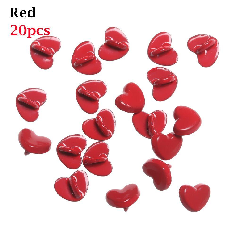 Craft Heart Pattern Decoration Mini Buttons DIY Doll Clothes Metal Buckles Clothing Sewing Buckle