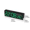 LED Digital Alarm Clock Temperature Week 2 Alarms Ambient Light Brightness Adjustment Bedside Electronic Table Clock USB Powered