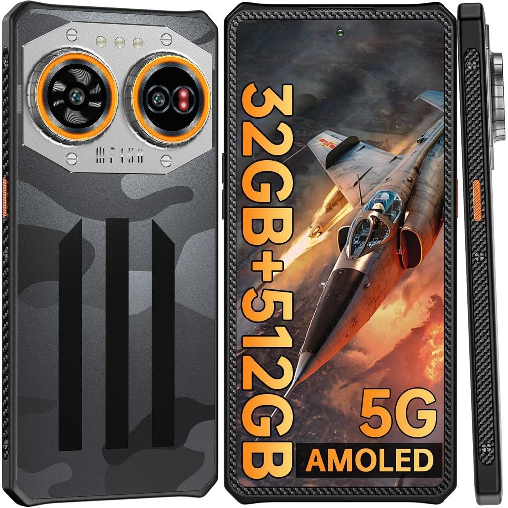 IIIF150 Air 2 Ultra Outdoor Mobile Phone 5G, 32(16+16)GB 512GB, 6.78 Inch AMOLED, 5000mAh, Android13