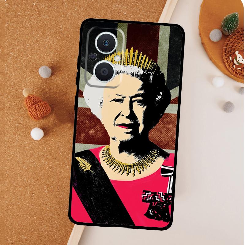 Queen Elizabeth II Case For OPPO Reno 8T 7 8 10 11 12 13 Pro 13F 12F 11F OPPO Find X8 Pro X6 X3 X5 Lite Cover