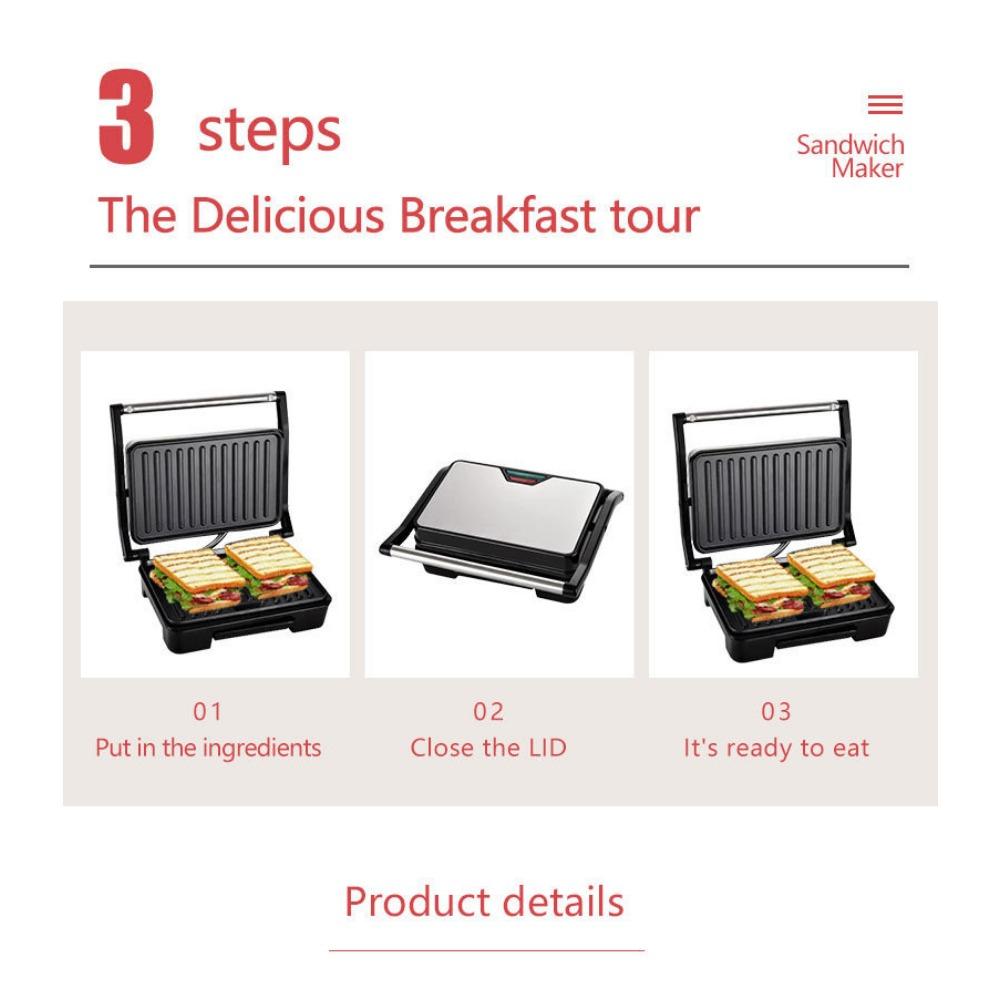 Машина для стейка Машина для приготовления сэндвичей Вафельница Нагревательная электрическая форма для выпечки Машина для приготовления тостов Машина для легкой еды