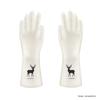 Transparent White Waterproof Non-Slip Thin Rubber Cleaning Gloves for Dishwashing and Laundry