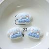 24/240PCS Cartoon cat dog donut resin accessories DIY cream glue phone case refrigerator sticker hair clip headband accessories