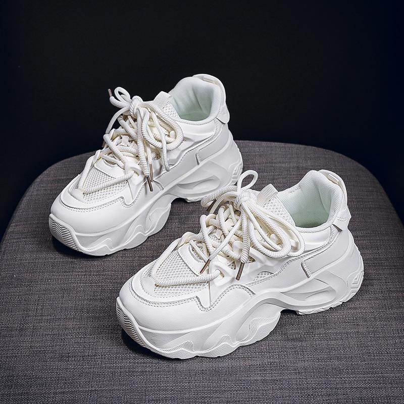 New Dad Shoes Women's Autumn Student Sports Running Shoes Casual Thick Sole Height Increase FB3303