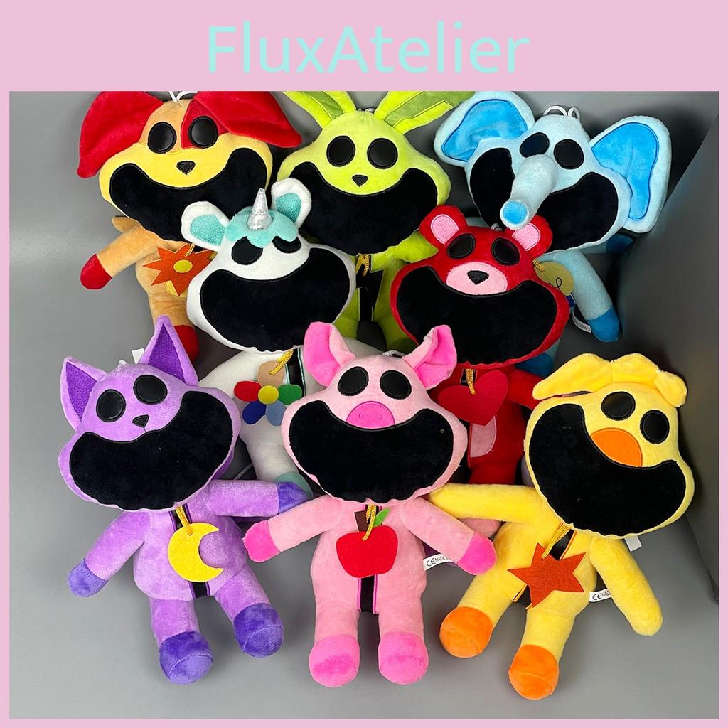 Smiling Critters Terrifying Smiling Animal Series Plush Toy Pink Pig Stuffed Animal 30cm Pp Cotton Filling