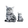 3D милый имитация кошки защита шеи для сна подушка в форме спящей кошки домашний текстиль декоративная подушка