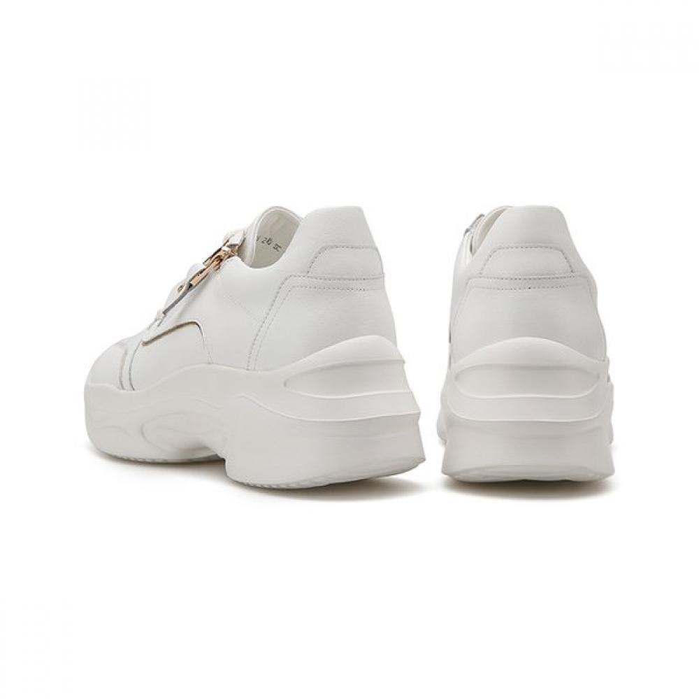 Misope Women Zip Decoration Sneakers 012210701 6cm 2color