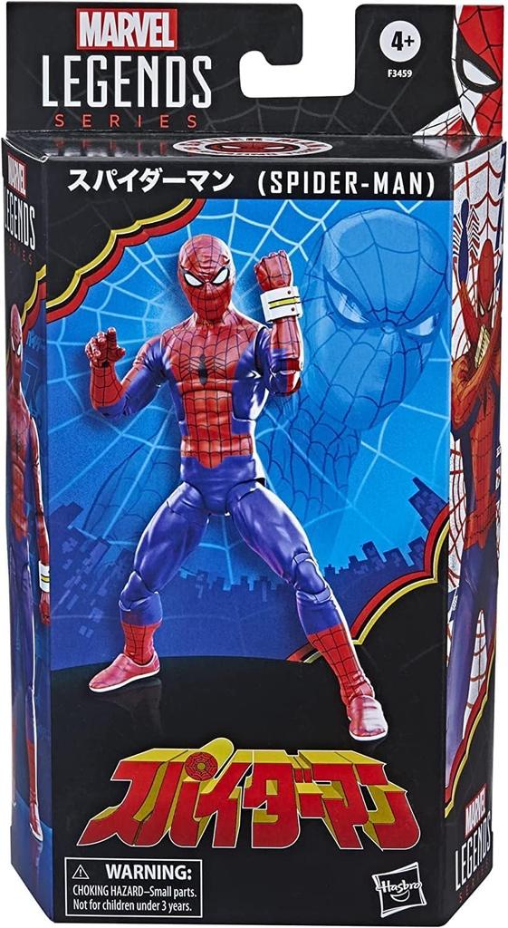 Hasbro Spider-Man 60th Anniversary Marvel Legends 6-дюймовая фигурка Toei TV Series Version Spider-Man Marvel Legends ML Japan Toei Version