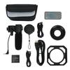 4K Video Camera with Remote Control Microphone Lens Hood 18X Digital Zoom Digital Camera for