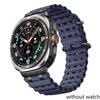 Силиконовый ремешок Ocean для Samsung Galaxy Watch 7 Ultra 47 мм Мягкий дышащий браслет Correa Для Galaxy Watch Ultra 2026 Ремешок