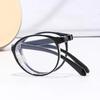 Outdoor Portable Folding Reading Glasses for Men Women Ultralight Round Frame Far Sight Eyewear Ladies Retro Presbyopic Glasses