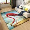 3D скандинавский креативный ковер с изображением фламинго и птицы, ковер для гостиной, спальни, дивана, кухонный коврик для ванной комнаты, нескользящий напольный коврик