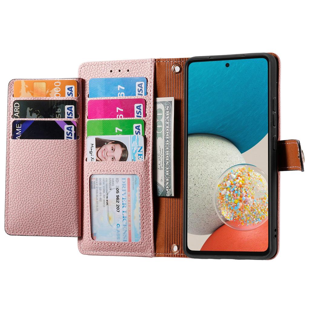 Кожаный кошелек на молнии с держателем для карт для Samsung Galaxy S23 Ultra S22 Plus S21 A23 A14 A34 A54 A53 A24 A73 A52 A53 Чехол-кошелек