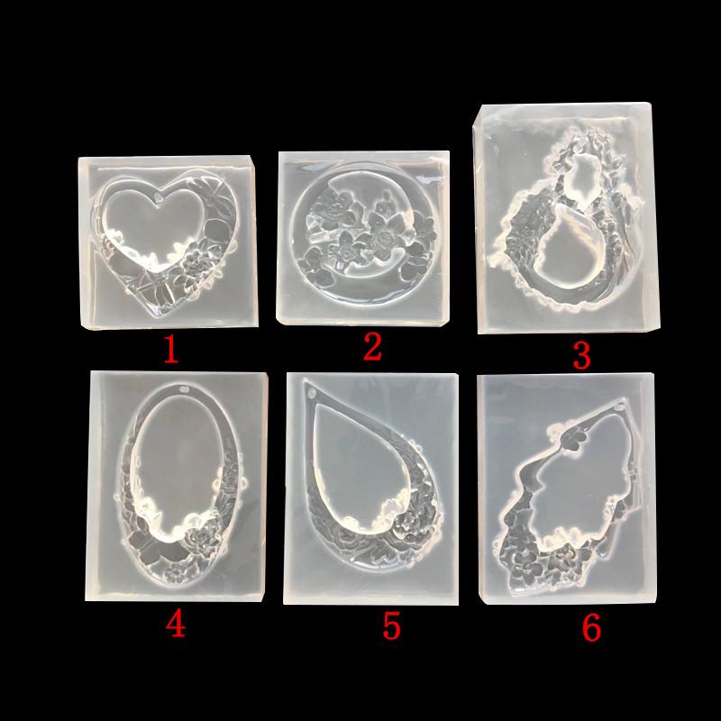 Форма для торта кристалл эпоксидная уф-клей имитация нефрита гирлянда с отверстием кулон аксессуары ручной работы плесень