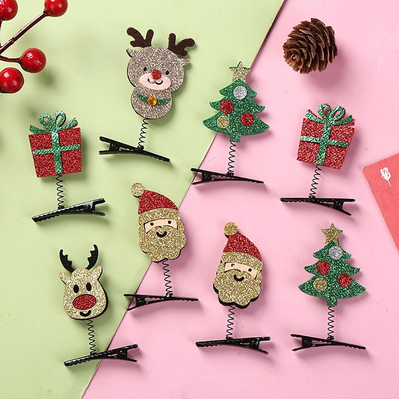 Рождественское украшение для волос для женщин и детей - Праздничная заколка в подарок для студентов