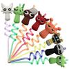 12 Piece Sprunki Sraws Reusable Drinking for Cartoon Themed Party Decorations Kinds of Design Spiral Juice Straws Supplies Gifts 5