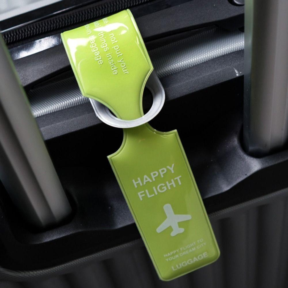 Baggage Name Tags Airplane Suitcase Tag Boarding Pass Boarding Pass Tag PVC Luggage Tag Male
