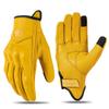 SUOMY Full Leather Motorcycle Gloves Men Women Touchscreen Compatible Riding Gear