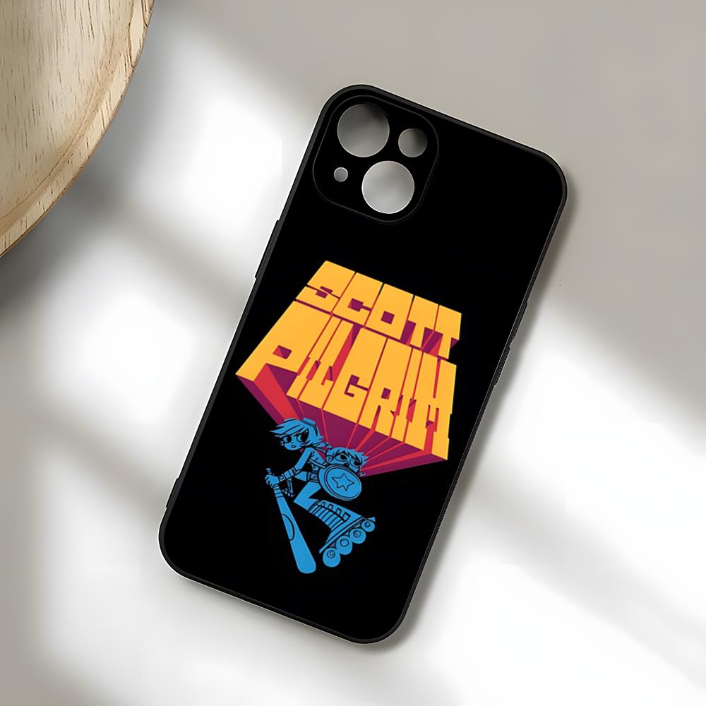 S-Scott Pilgrim Phone Case For IPhone 17 Pro Max 15 Pro 16 14 Plus 12 13 Mini 11 Pro Shockproof Soft Cover