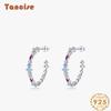 Tancise 925 Sterling Silver Zircon Earrings Drop Earrings For Women Wedding Party Gifts