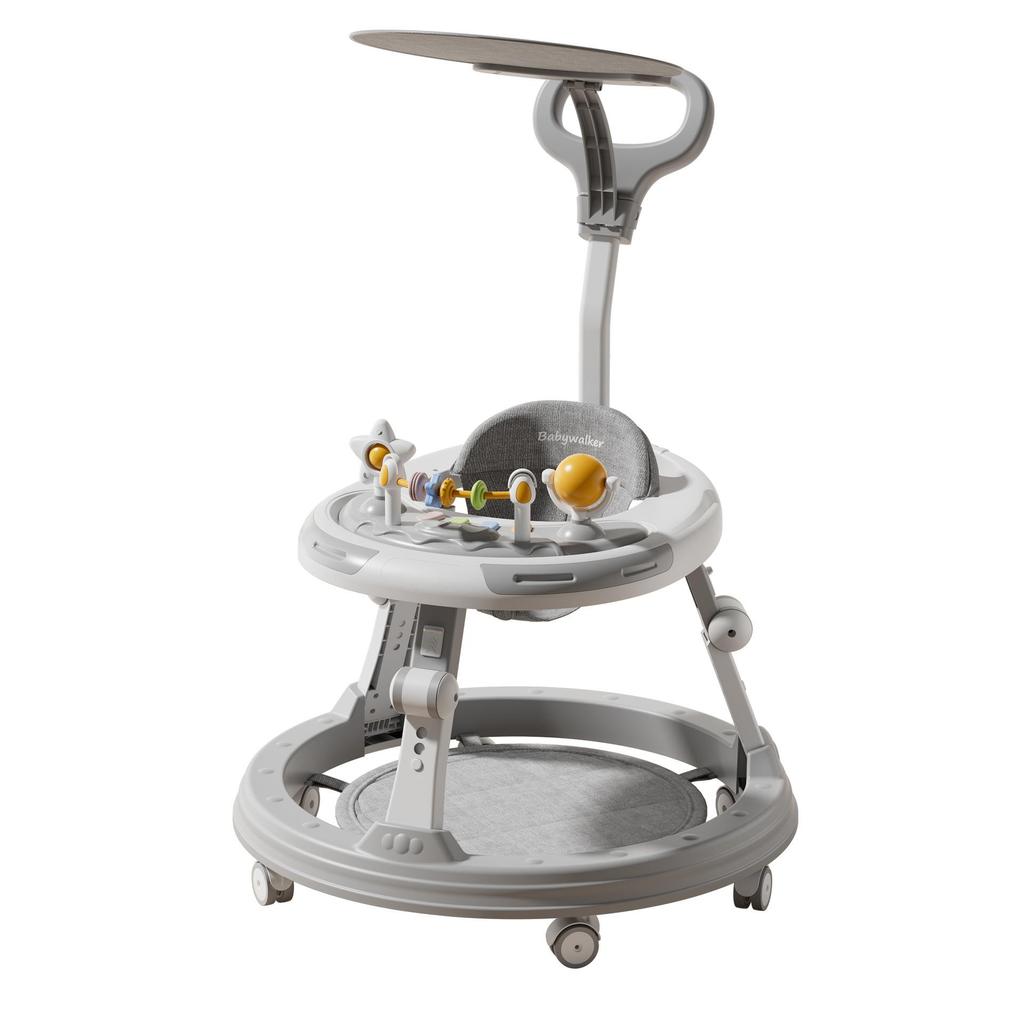 Регулируемая ходунок и стульчик для кормления для детей от 6 месяцев до 3 лет - Функции защиты от переворачивания и Х-образных ног