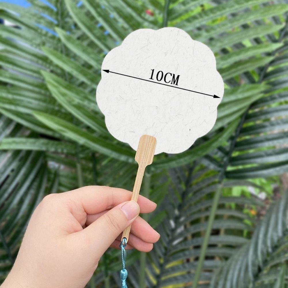 Мини-групповой веер Xuan бумажный веер двухсторонний пустой маленький веер расписанный вручную креативный веер DIY лакированный веер ручной веер рукоделие