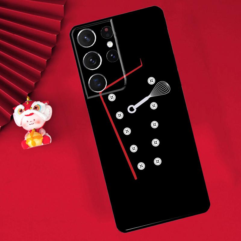 Chef Uniform Case For Samsung Galaxy S24 S23 S25 S26 Ultra S20 FE S21 S22 Plus S10 S25 FE Cover Funda