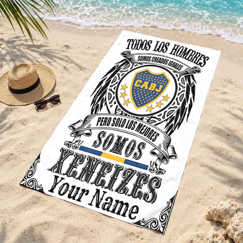 CABJ Custom Name Beach towels also serve as bath towels summer essential a musthave for the outdoors the beach and the pool