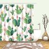 Tropical Cactus Plant Pineapple Shower Curtains Bathroom Curtain Cortina Ducha Frabic Waterproof Polyester Bath Curtain