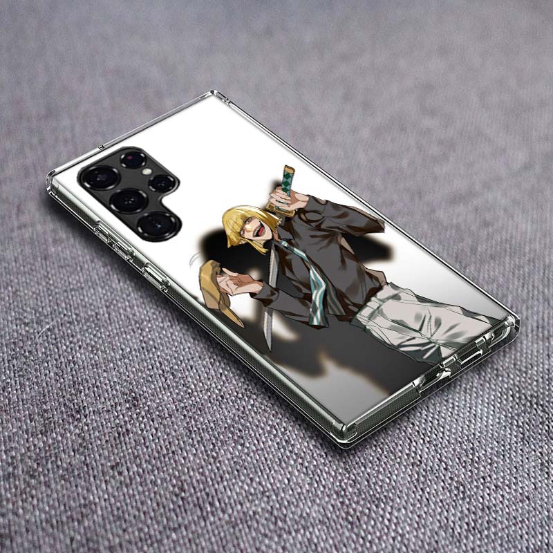 Чехол для телефона Bleach Синдзи Хирако для Samsung Galaxy S24 S23 S21 S20 FE S22 S26 Ultra S25 Edge S10 Plus Прозрачный ТПУ Чехол Оболочка