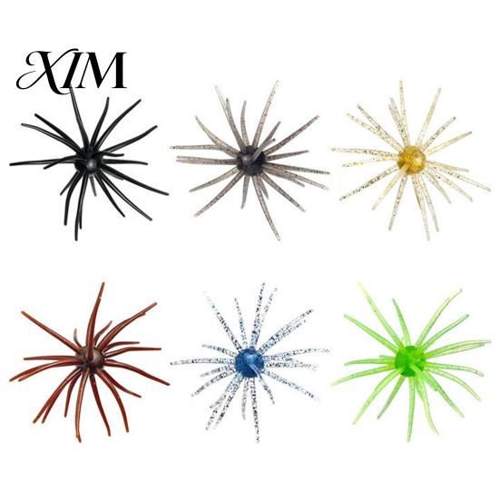 Freshwater Fish Lures 5Pcs Bionic Sea Urchin Lure, 4cm/0.5g, 7cm/1.6g, 9cm/2.8g, 11cm/8.7g Floating Fishing Accessories Artificial Bait, Fuzzy