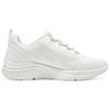 Skechers Женские белые кроссовки с поддержкой свода стопы, низкие, удобные, универсальные 117561-WHT