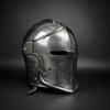Cosplay Barbuta Knight Helmet  Full Steel Italian-Style Armor Headgear for LARP, Cosplay Historical Reenactment