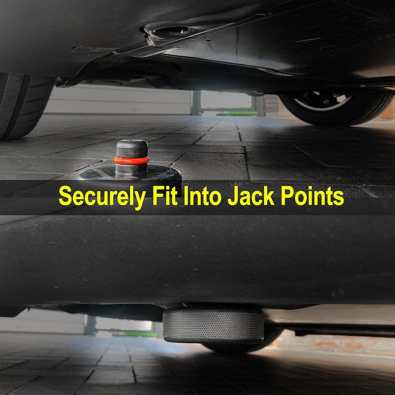 Rubber Floor Lifting Jack Pad Axle Stand Adapter Wear-resistant Support Chassis Car Tire Repair Tesla Model 3 S X Y